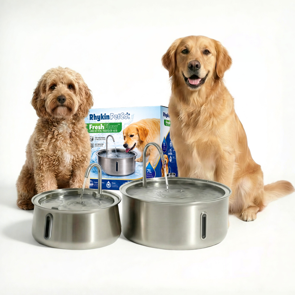 FreshFlow Dog & Cat Water Fountain